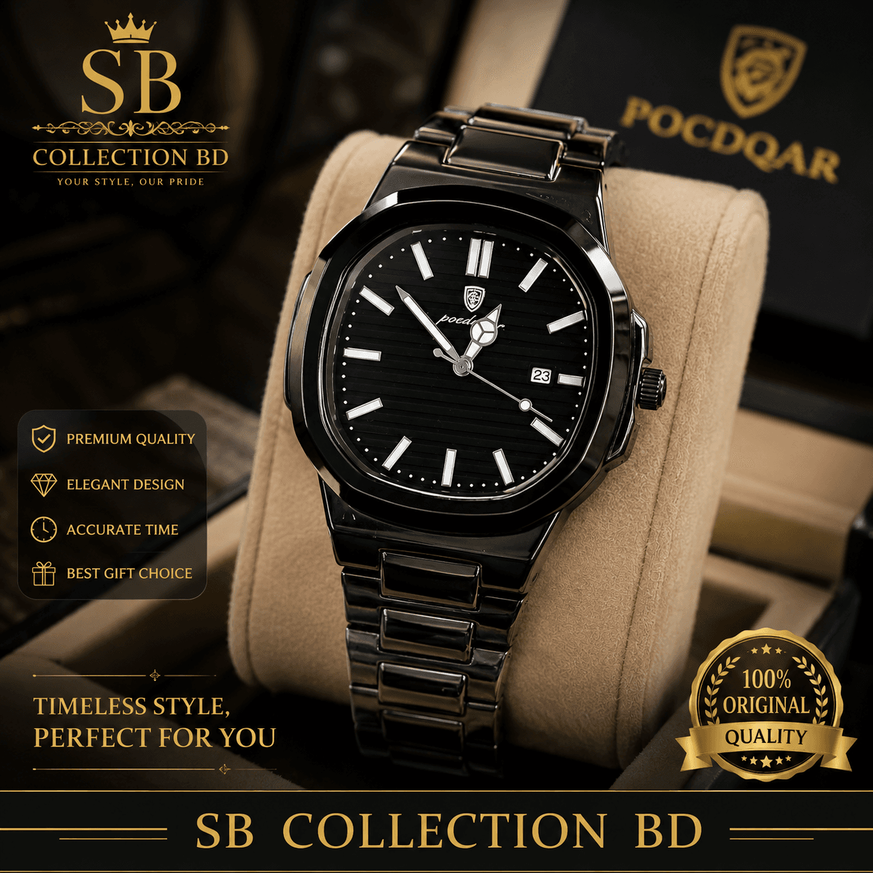 POCDAQAR Band Watch